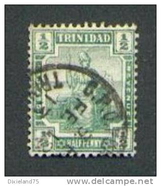 Timbre Trinidad Halfpenny Oblitéré - Trinidad & Tobago (1962-...)