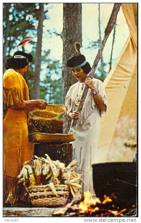 Texas'only Indian Reservation- Alabama-coushatta Tribes- Ed Dukane #3758 (année 1970) - Autres & Non Classés