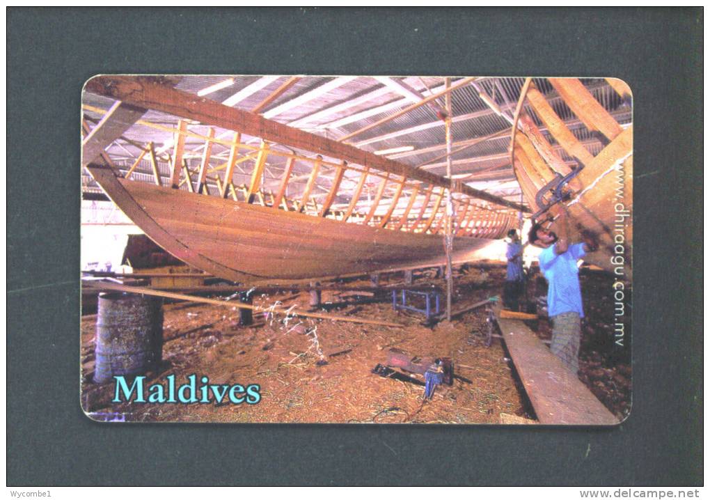 MALDIVES  -  Chip Phonecard As Scan - Maldiven