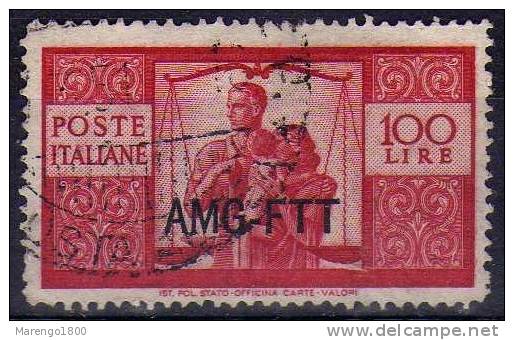 Amg-Ftt 1949 - Democratica L. 100   (g2011) - Used