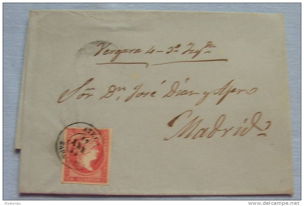 == Spanien , 1859 ..Madrid - Briefe U. Dokumente