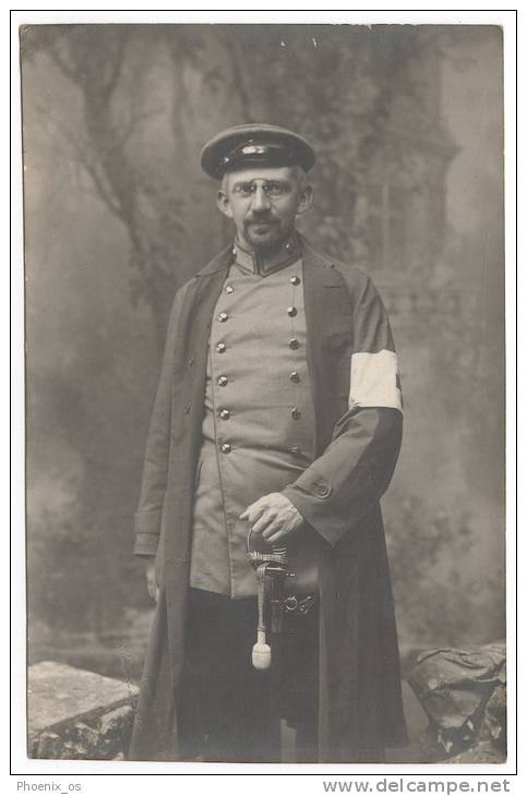 Red Cross, Rotes Kreuz - Doctor, Real Photopostcard, Interesting Military Seal, WW1, 1914. - Red Cross