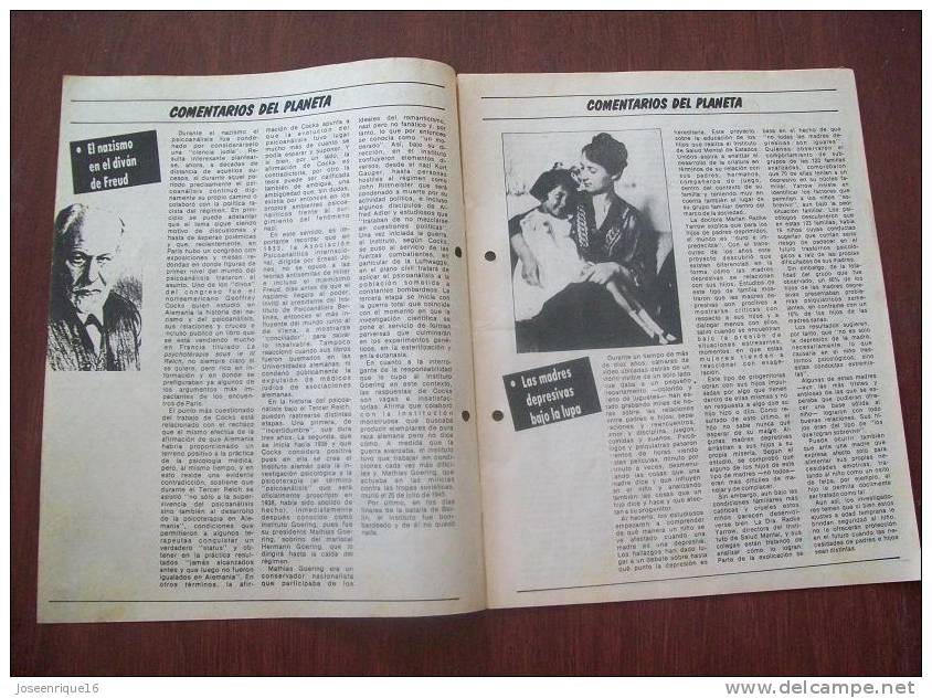 NAZISMO FREUD, BRUNETTO, URUGUAY 1987 - REVISTA, MAGAZINE. - [2] 1981-1990