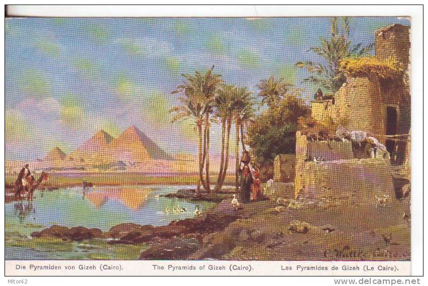 33-Egitto-Egypte-Gizeh-Cairo-Piramidi-Nuova-Primi 900. - Pyramiden