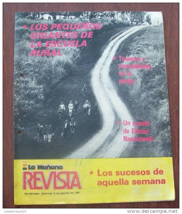 ESCUELA RURAL, URUGUAY 1987 - REVISTA, MAGAZINE. - [2] 1981-1990
