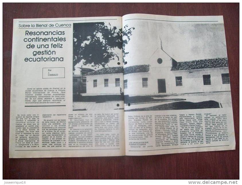 DANTE, BIENAL CUENCA, URUGUAY 1987 - REVISTA, MAGAZINE. - [2] 1981-1990