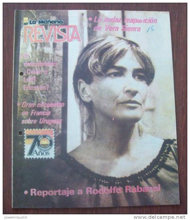 VERA SIENRA, RODOLFO RABANAL - URUGUAY 1987 - REVISTA, MAGAZINE. - [2] 1981-1990