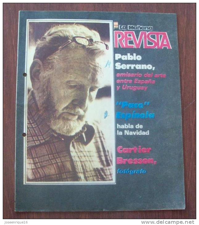 WOJTYLA, PABLO SERRANO, PACO ESPINOLA, CARTIER BRESSON - URUGUAY 1987 - REVISTA, MAGAZINE. - [2] 1981-1990