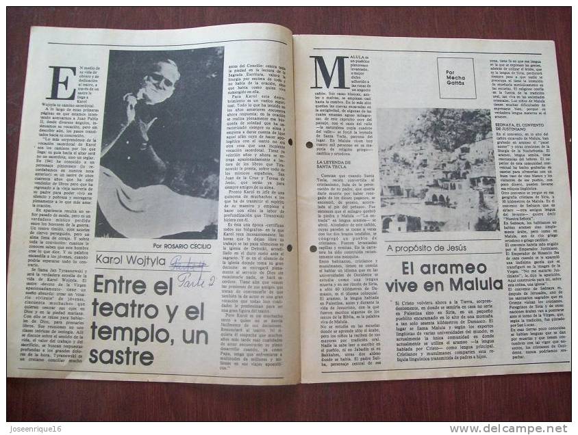 WOJTYLA, PABLO SERRANO, PACO ESPINOLA, CARTIER BRESSON - URUGUAY 1987 - REVISTA, MAGAZINE. - [2] 1981-1990