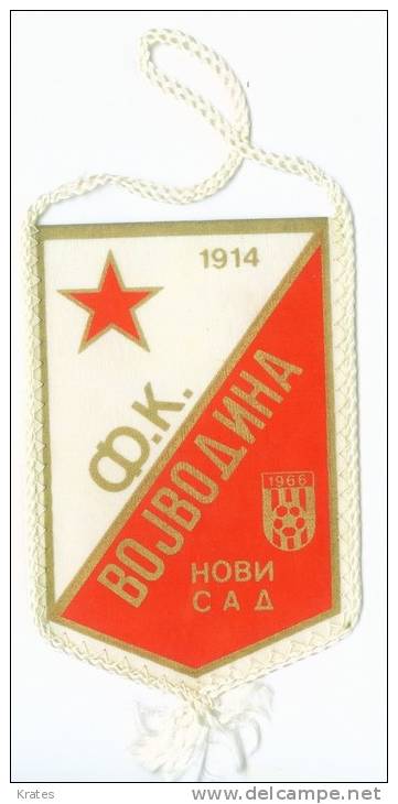 Sports Flags - Soccer, Serbia, FK  Vojvodina - Novi Sad - Uniformes Recordatorios & Misc