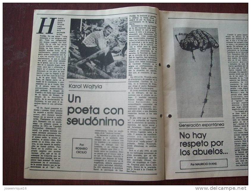 WOJTYLA, ANTONIO FRASCONI, URUGUAY 1987 - REVISTA, MAGAZINE. - [2] 1981-1990