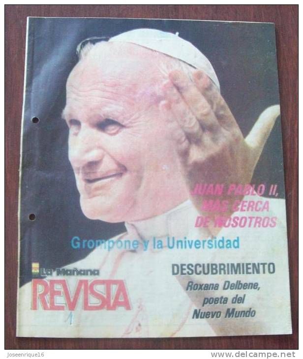 JUAN PABLO II, GROMPONE, URUGUAY 1987 - REVISTA, MAGAZINE. - [2] 1981-1990