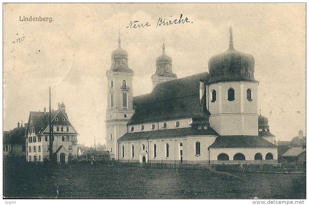Lindenberg  Neue Kirche Cpa 1914 - Lindenberg I. Allg.