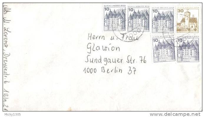 Germany / Berlin - Umschlag Echt Gelaufen / Cover Used (R585)- - Lettres & Documents