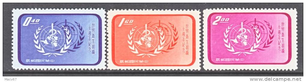 Rep.of China 1193-5    **  W.H.O. - Ongebruikt