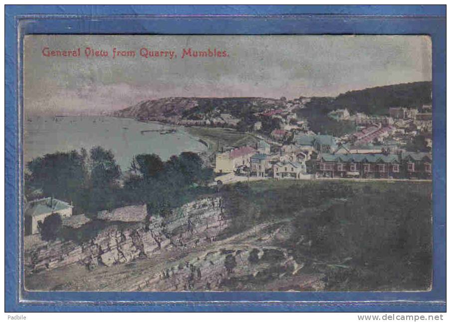 Carte Postale Pays De Galles  Mumbles  General View From Quarry  Trés Beau Plan - Glamorgan