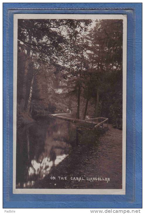 Carte Postale Pays De Galles  LLangollen  The Canal Trés Beau Plan - Denbighshire