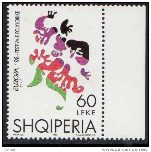 PIA  -  ALBANIE -  1998  : EUROPA  (Yv   1412-13 ) - 1998