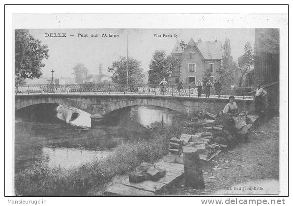 90 )) DELLE  Pont Sur L'Allaine  Edit Petitjean - Delle