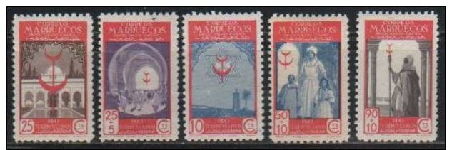 1947     MARRUECOS - MAROC   N&ordm; EDF  275/9   *   MH - Marocco Spagnolo
