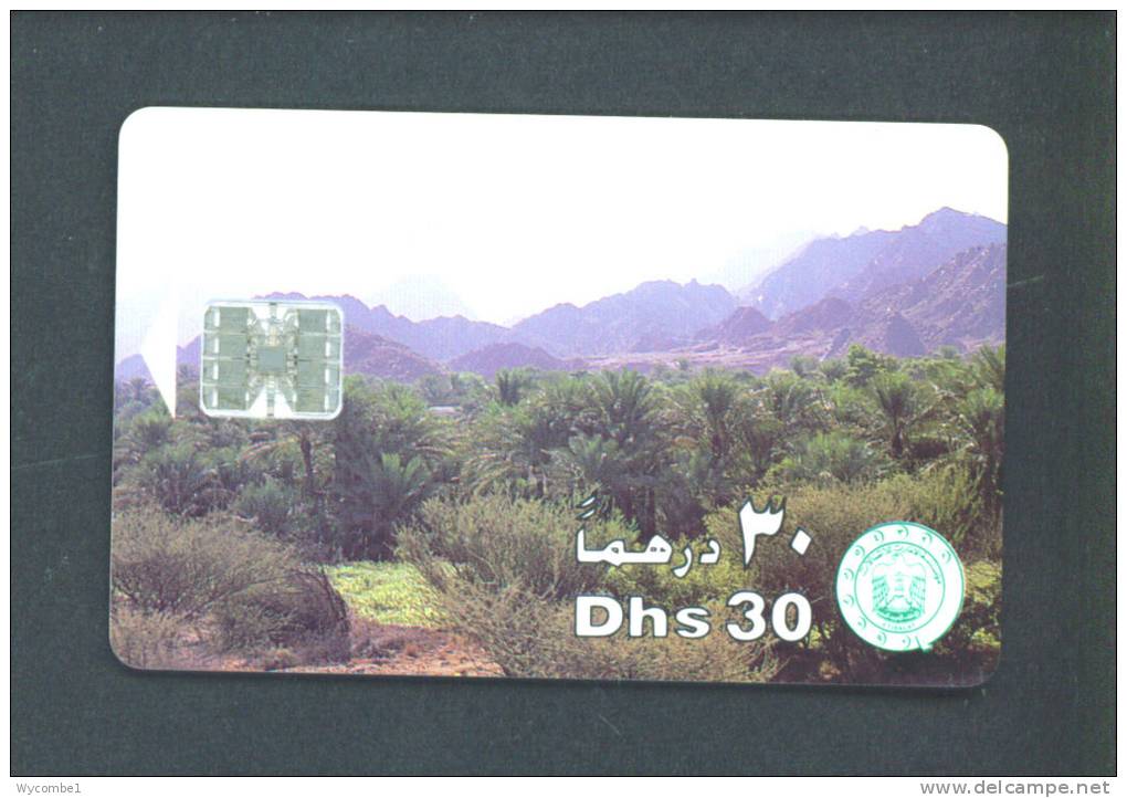 UNITED ARAB EMIRATES  -  Chip Phonecard As Scan - United Arab Emirates