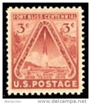 1948 USA 100 Years  "Fort Bliss" Texas Stamp Sc#976 Rocket Space - Ongebruikt