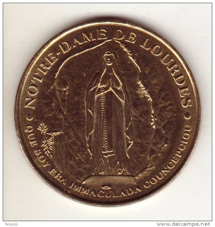 Monnaie De Paris 1999 Notre Dame De Lourdes - 2000