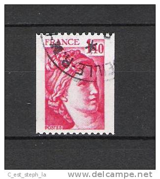 SABINE DE GANDON ° Année: 1980 - N°2104 - Coil Stamps