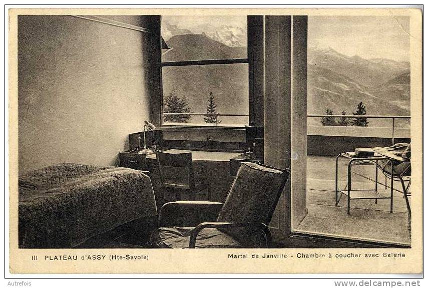 74  ASSY  -  PLATEAU D ASSY  -  MARTEL DE JANVILLE  -  CHAMBRE A COUCHER AVEC GALERIE - Autres & Non Classés