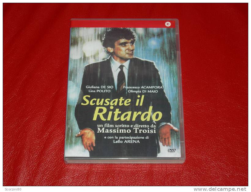 DVD-SCUSATE IL RITARDO Massimo Troisi - RARO Fuori Catalogo - Cómedia