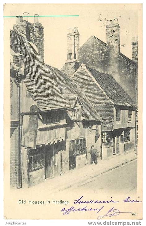 Hastings : Old Houses. 2 Scans. Victoria Series - Hastings