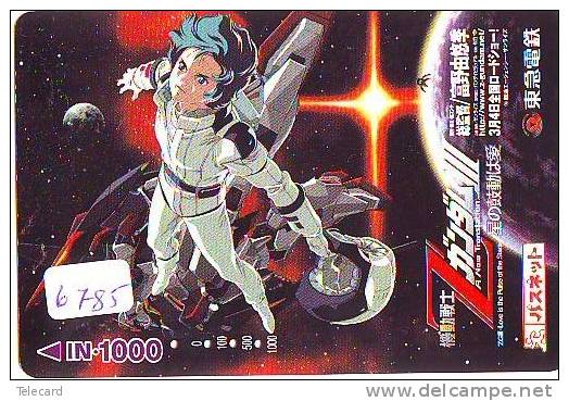 MANGA Télécarte Japon * Cinéma * ANIMATE * Animé (6785) TELEFONKARTE * MOVIE * PHONECARD JAPAN * GUNDAM - Film