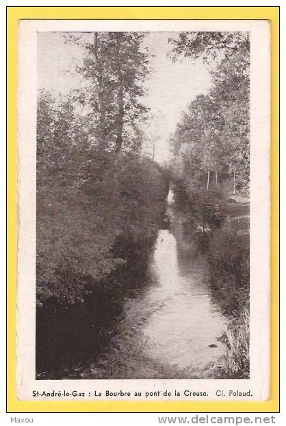 FRANCE / SAINT-ANDRE-LE-GAZ : La Bourbre Au Pont De La Creuse - Saint-André-le-Gaz