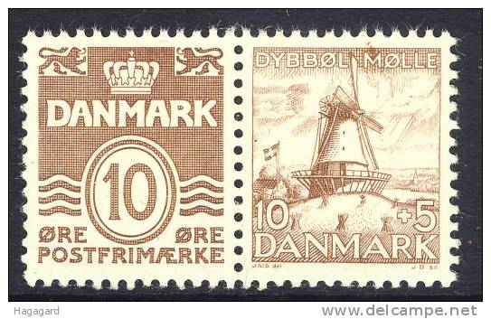 #Denmark 1937. Dybbøl Mill. Michel W6. MNH(**) - Ongebruikt