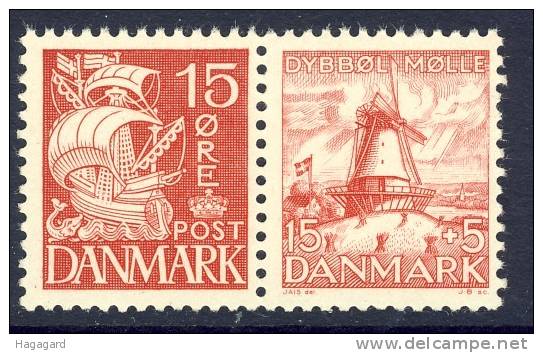 #Denmark 1937. Dybbøl Mill. Michel W7. MNH(**) - Nuovi