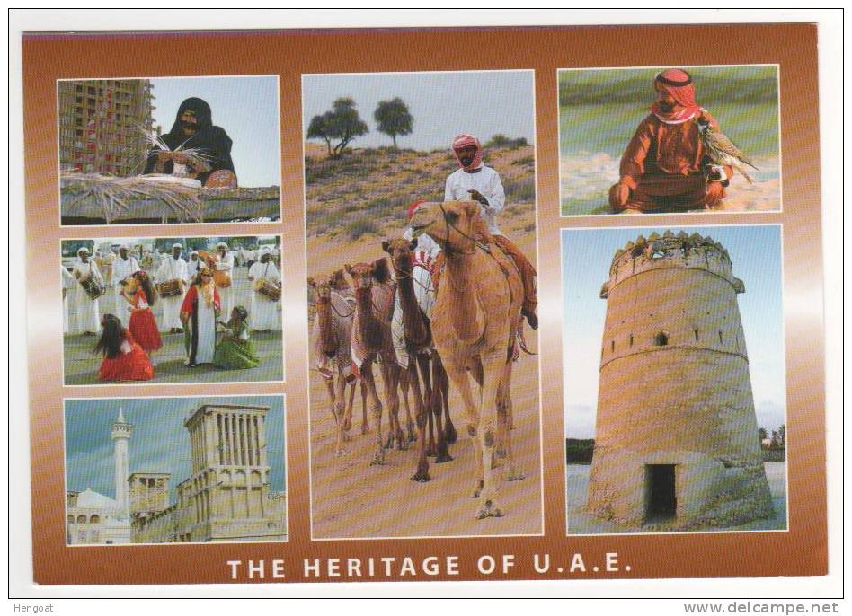 Carte Postale Multivue , écrite Le 09/02/05 , Non Timbrée - Ver. Arab. Emirate
