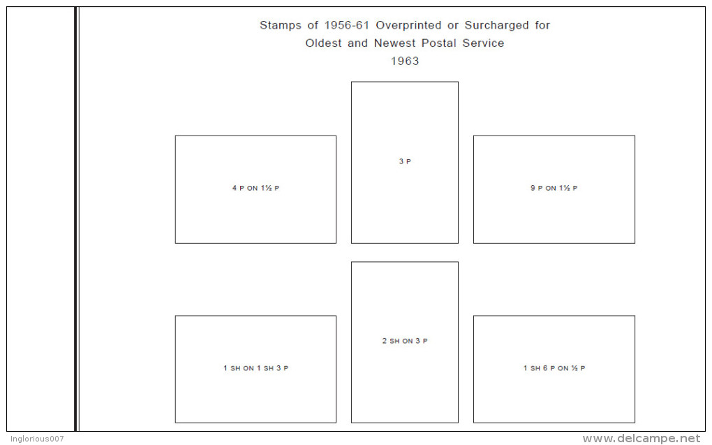 SIERRA LEONE STAMP ALBUM PAGES 1859-2011 (1002 pages)