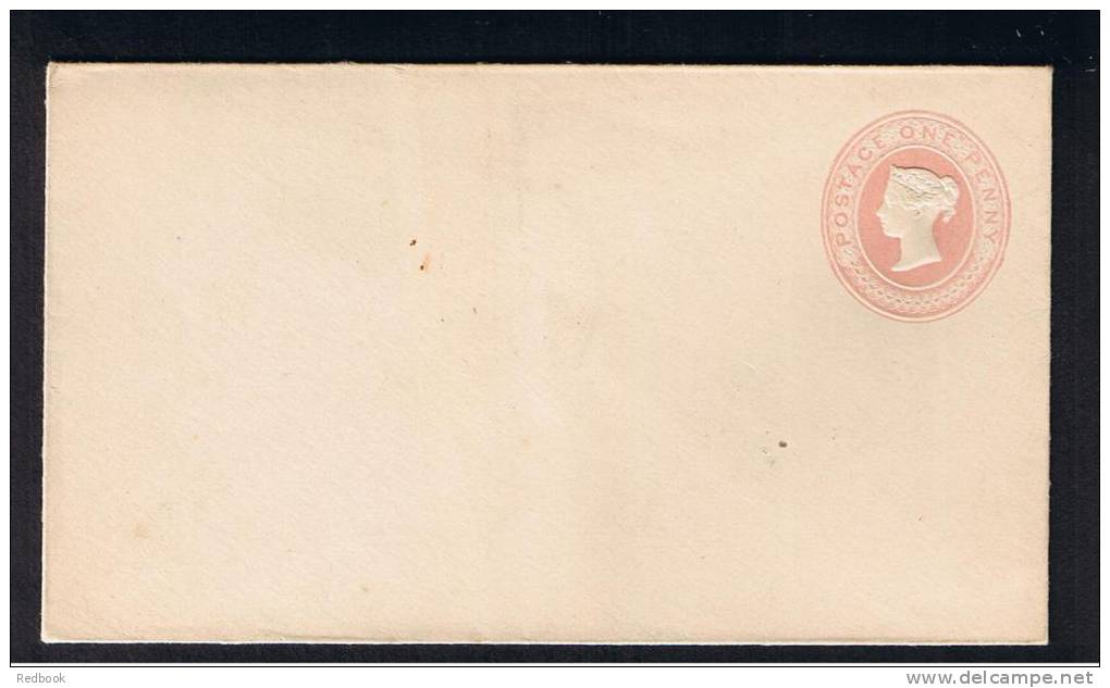RB 795 - GB Queen Victoria 1d Postal Stationery Envelope - Entiers Postaux