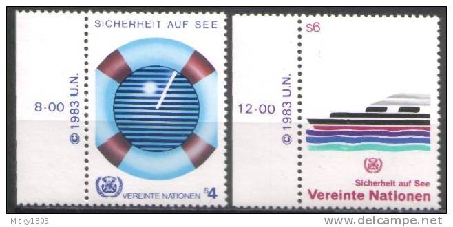 UNO Wien - Mi-Nr 30/31 Postfrisch / MNH ** (w435) - Unused Stamps