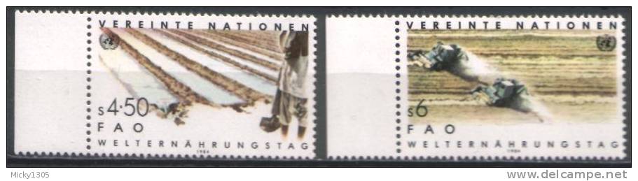 UNO Wien - Mi-Nr 39/40 Postfrisch / MNH ** (w439) - Neufs