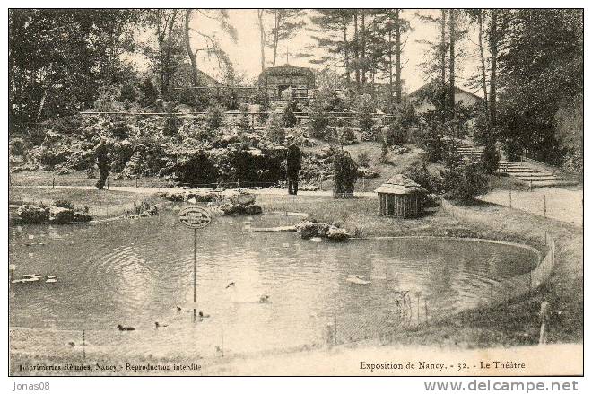 EXPOSITION DE NANCY - 32 - LE THEATRE   ~ 1910 - Lothringen