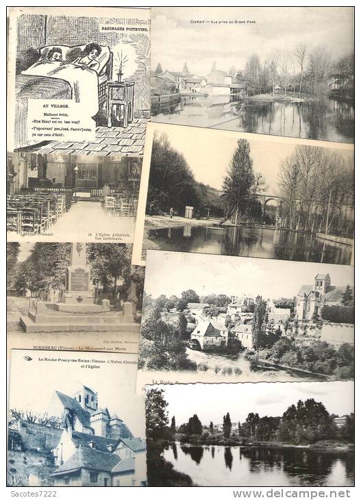 A SAISIR LOT DE 500 CPA DE LA VIENNE (86) - 500 Postkaarten Min.