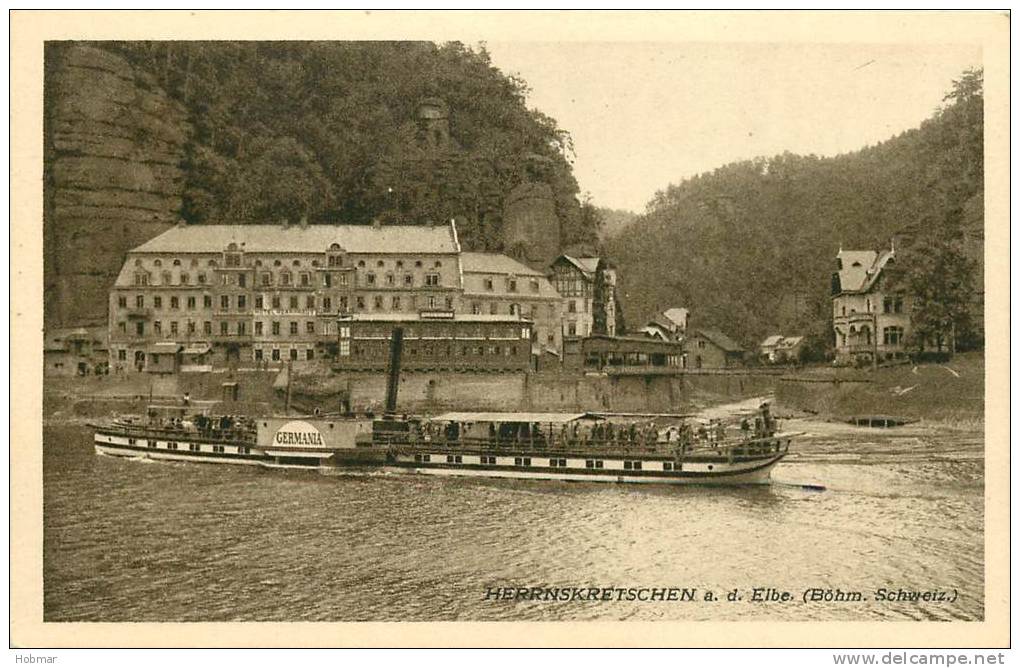 Germany Deutchland Herrnscretchen A.d. Elbe (bohm ,Schweiz - Böhmen Und Mähren