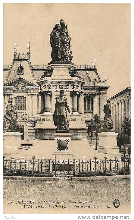 BELFORT    Monument Des Trois Sièges (1814,1815,1870-71)    Vue D'ensemble - Belfort – Siège De Belfort