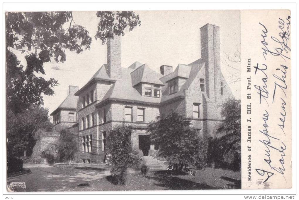 USA - Saint St Paul - Minnesota - Residence Of James J. Hill  - 1910 - St Paul