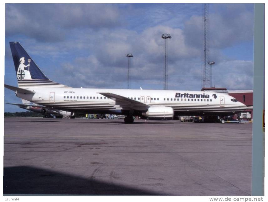 (avi 84) - Avion - Airplane - B 737-8Q8  - Britannia Airways - 1946-....: Moderne