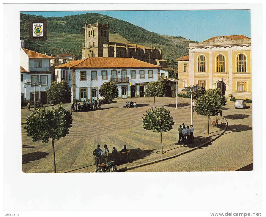 Portugal Cor 16395  - MONCORVO - PRAÇA FRANCISCO MEIRELES - OLD CARS AUTOMOBILES VOITURES - Bragança