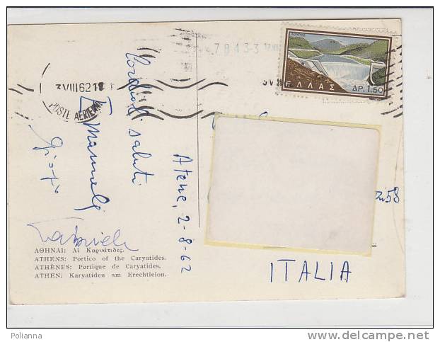 PO0401B# GRECIA - ATENE  VG 1962 - Storia Postale