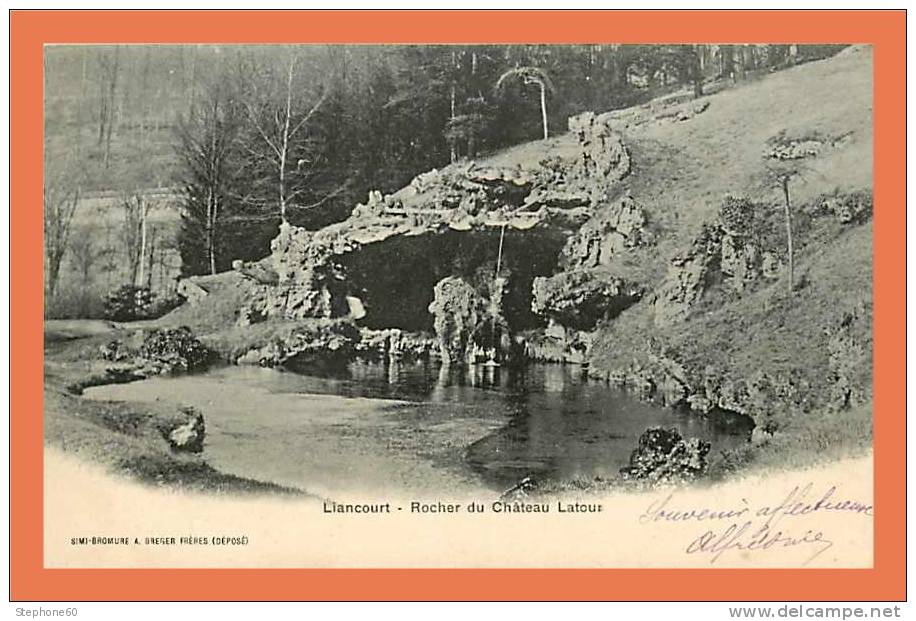 60 - LIANCOURT - Rocher Du Chateau Latour // CPA (61) - Liancourt