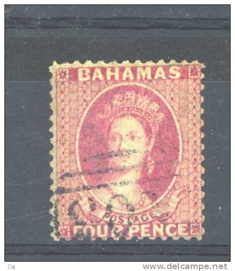 Bahamas  -  1860  :  Mi  3D  (o)   Dentelé 13 - 1859-1963 Crown Colony